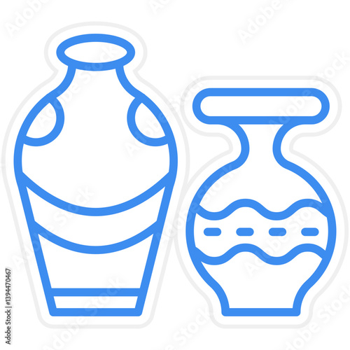 Pottery Ceramics Icon Style
