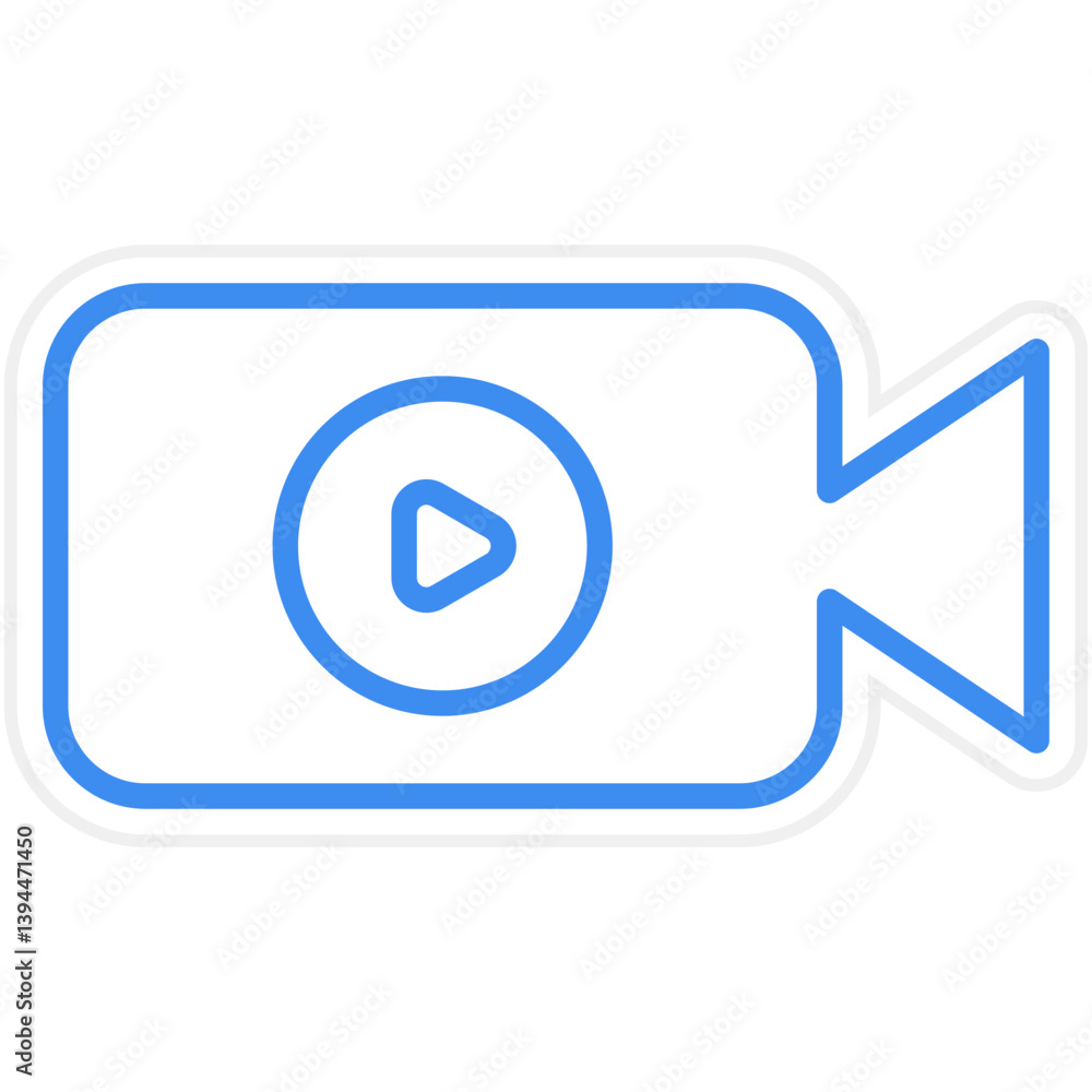 Live Broadcast Icon Style Live Broadcast Icon Style