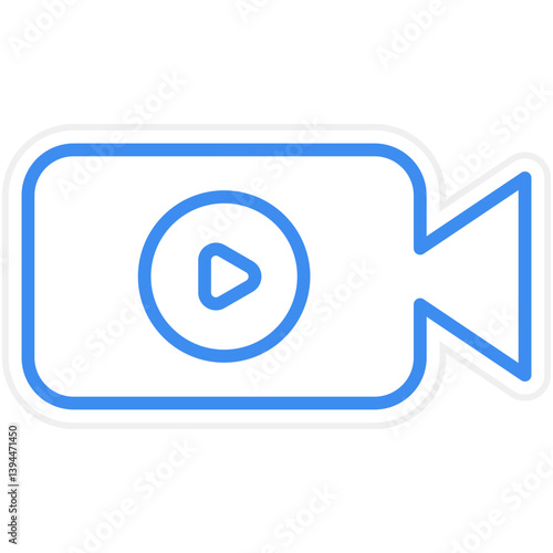 Live Broadcast Icon Style