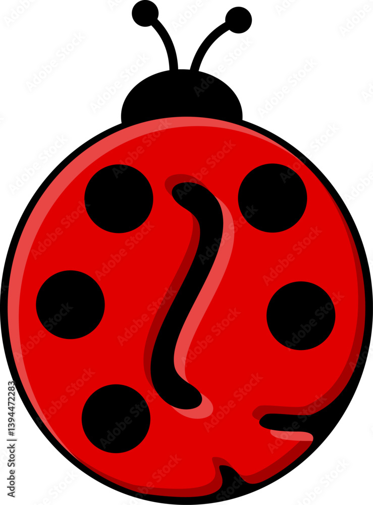 Ladybug Letter Vector Element Alphabet Q Ladybug Letter Vector Element Alphabet Q