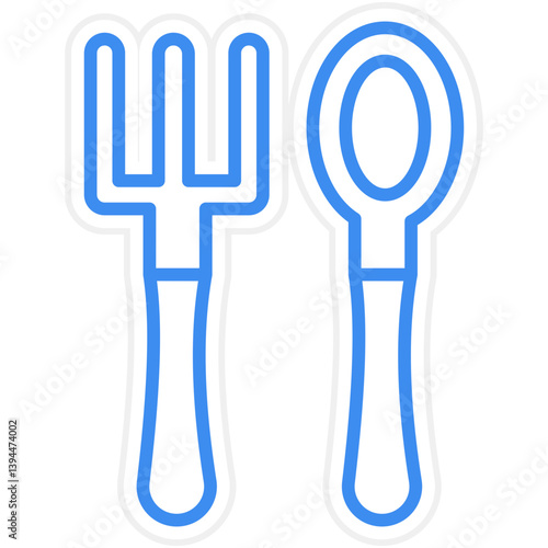 Baby Crockery Icon Style