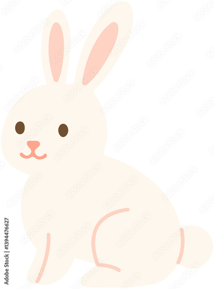 Cute White Rabbit Cute White Rabbit