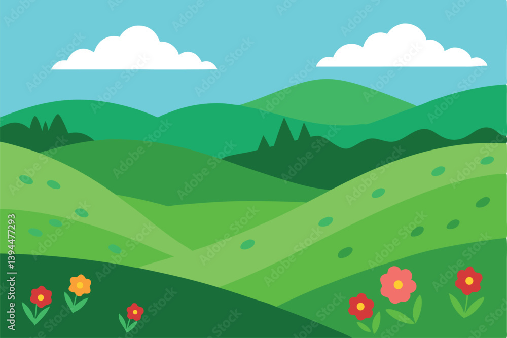 Obraz premium landscape with mountains