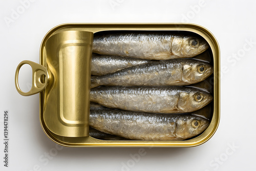 Canned sardines, a classic seafood delicacy.