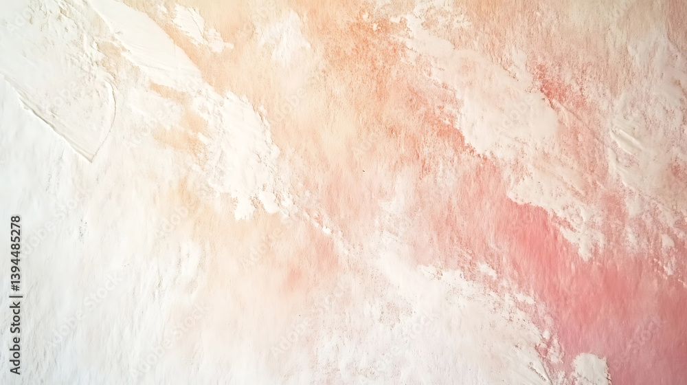 Fototapeta premium Soft pastel brush strokes on a textured handmade paper, Gentle layering creating an artistic flow, Contemporary minimalist style