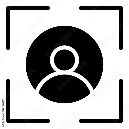 scanner glyph icon