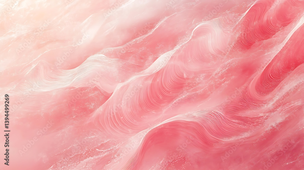 Sparse concentric waves on a soft pastel coral backdrop, Fluid flowing shapes expanding symmetrically with central space, Wave-expansion minimalist style Sparse concentric waves on a soft pastel coral backdrop, Fluid flowing shapes expanding symmetrically with central space, Wave-expansion minimalist style