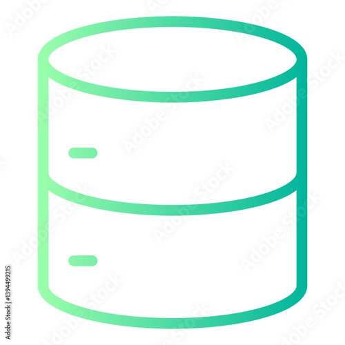 database gradient icon
