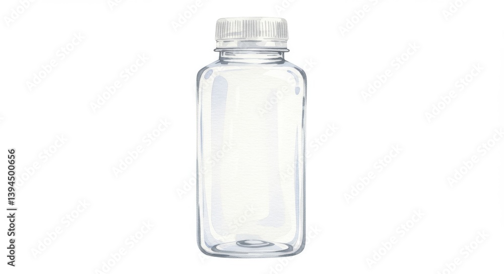 Square Cold Pressed Juice Bottle Packaging - Healthy beverage, clear plastic bottle, minimalist design, refreshing drink, natural ingredients Square Cold Pressed Juice Bottle Packaging - Healthy beverage, clear plastic bottle, minimalist design, refreshing drink, natural ingredients