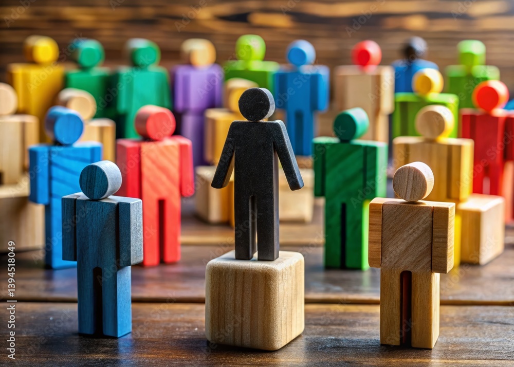 Visualizing Social Inequality Wooden Blocks and Stick Figures Depict Diversity and Systemic Disparities in Access to