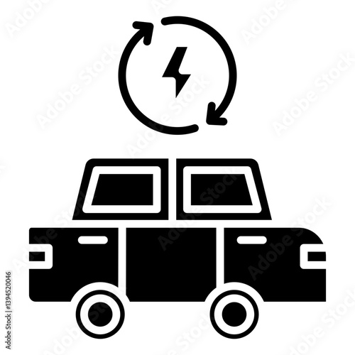Electric Car Icon