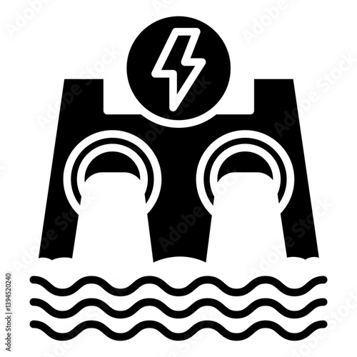 Hydroelectricity Icon