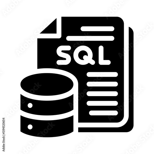 SQL glyph icon