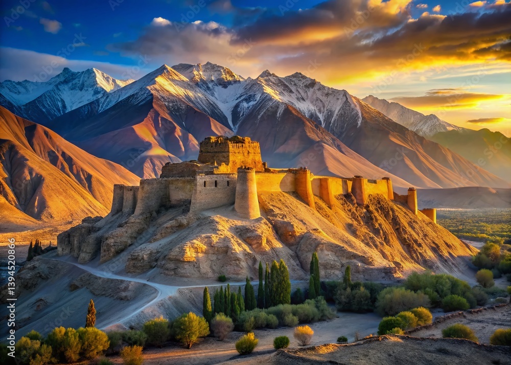 Majestic Mountain Fortress in Tajikistans Wakhan Corridor Exploring the Historic Yamchun Fort