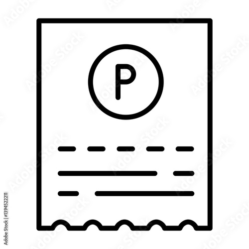 Parking enforcement Icon