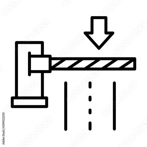 Car barrier Icon