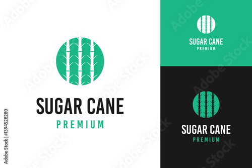 Sugar cane logo design template vector illustration