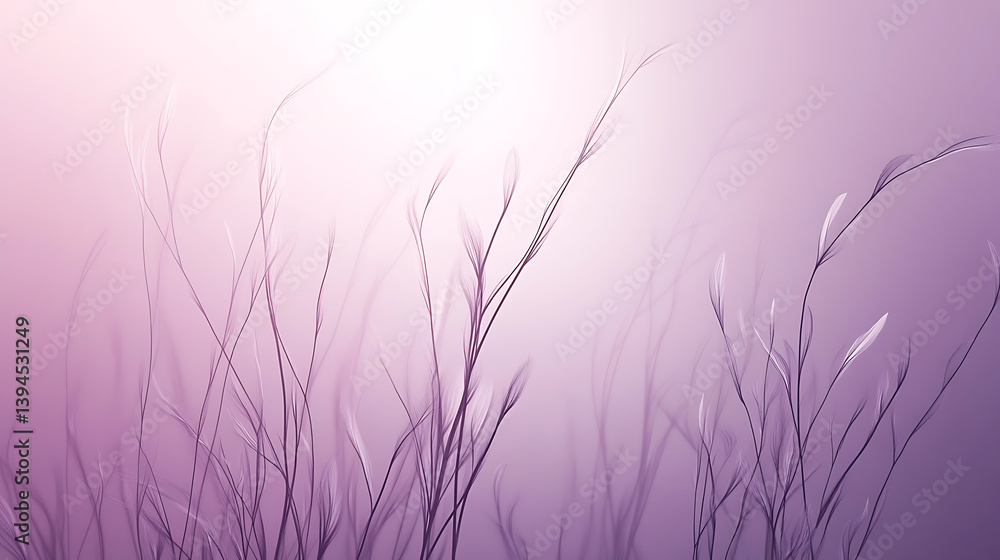 Subtle organic arcs on a muted lavender background, Smooth flowing curves creating a calming, organic design Subtle organic arcs on a muted lavender background, Smooth flowing curves creating a calming, organic design