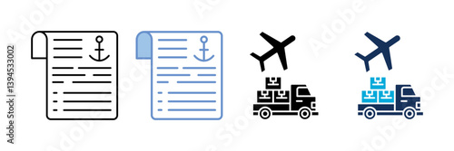 Bill Of Lading Icon
