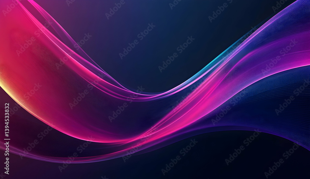 Abstract background with colorful waves and glowing lines Abstract background with colorful waves and glowing lines
