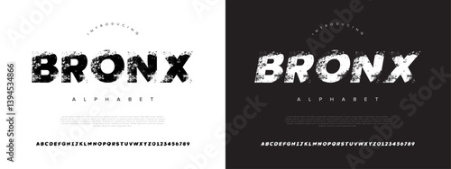 Grunge Textured Display Font Vector for Vintage Industrial and Urban Design
