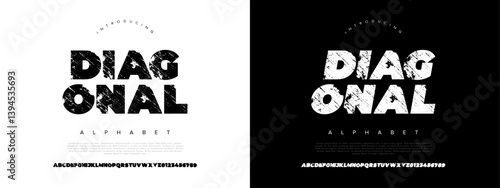 Distressed Bold Grunge Font Vector for Poster Music and Urban Style Designs