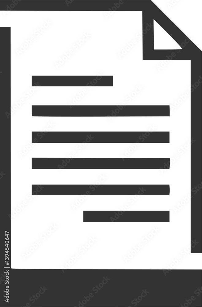 Document icon logo design template isolated illustration
Document icon logo design template isolated illustration