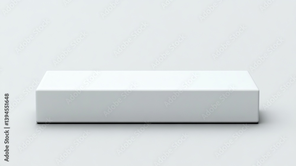A contemporary mockup of a blank white portable exhibition counter, perfect for trade show promotional table display stands and design templates A contemporary mockup of a blank white portable exhibition counter, perfect for trade show promotional table display stands and design templates