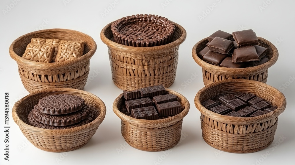 A Ramadan hamper featuring a selection of festive treats like nastar, baked goods, cookies, pudding, chocolate chips, roll cakes, and castangel, accompanied by a greeting card and green decorative A Ramadan hamper featuring a selection of festive treats like nastar, baked goods, cookies, pudding, chocolate chips, roll cakes, and castangel, accompanied by a greeting card and green decorative