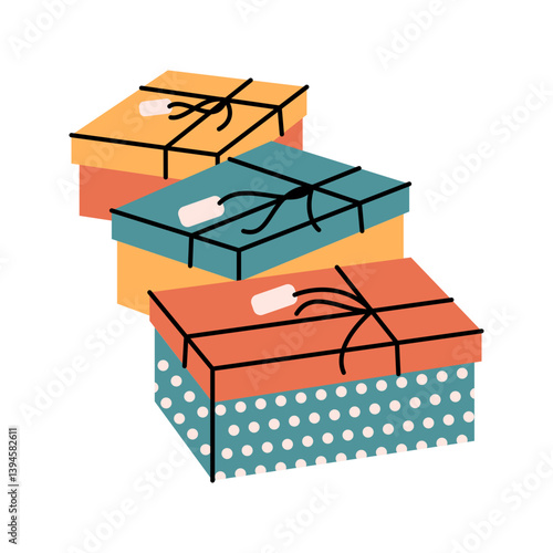colorful gift boxes