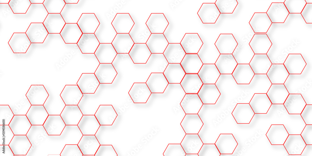 abstract geometric red texture background red hexagon 3D background texture. 3d rendering illustration. Clear pattern abstract background hexagon .Futuristic abstract banner. abstract geometric red texture background red hexagon 3D background texture. 3d rendering illustration. Clear pattern abstract background hexagon .Futuristic abstract banner.