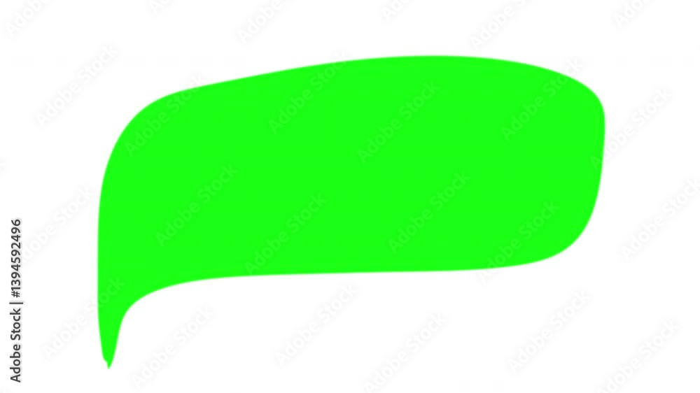 Cartoon doodle speech bubble shape for talking message, dialogue in color, monochrome and chroma key version. 2d animation child funny element. Hand drawn stop motion design. Cartoon doodle speech bubble shape for talking message, dialogue in color, monochrome and chroma key version. 2d animation child funny element. Hand drawn stop motion design.