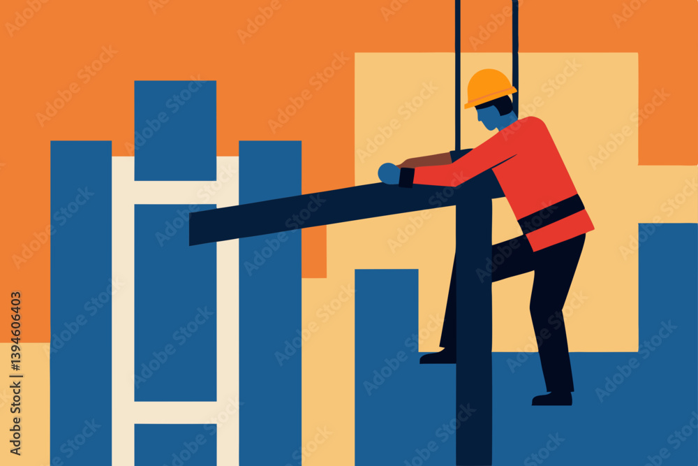 construction worker on a construction site