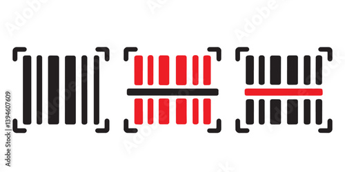 Barcode Tag Scanner Pictogram.