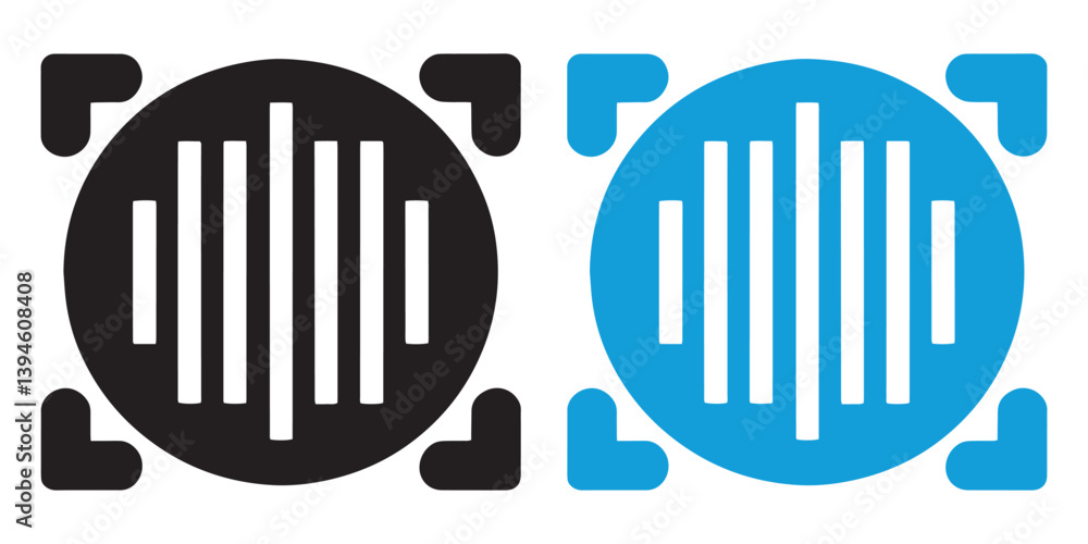 Obraz premium Bar Code Icon Design