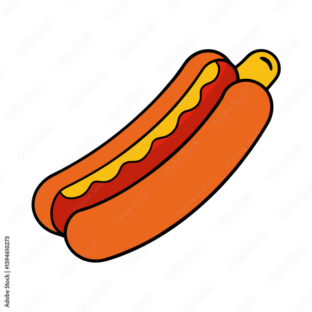 hot dog vector illustration hot dog vector illustration