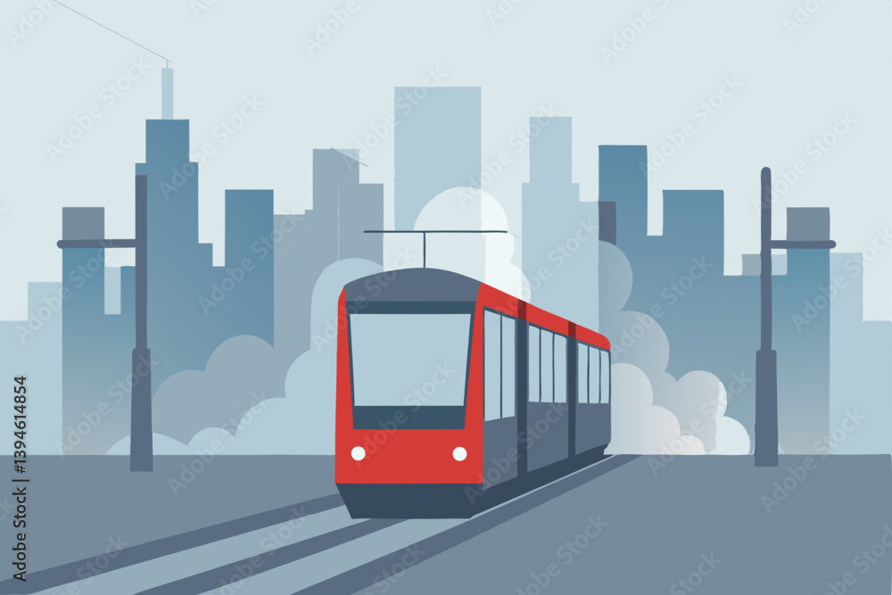 bus in the city