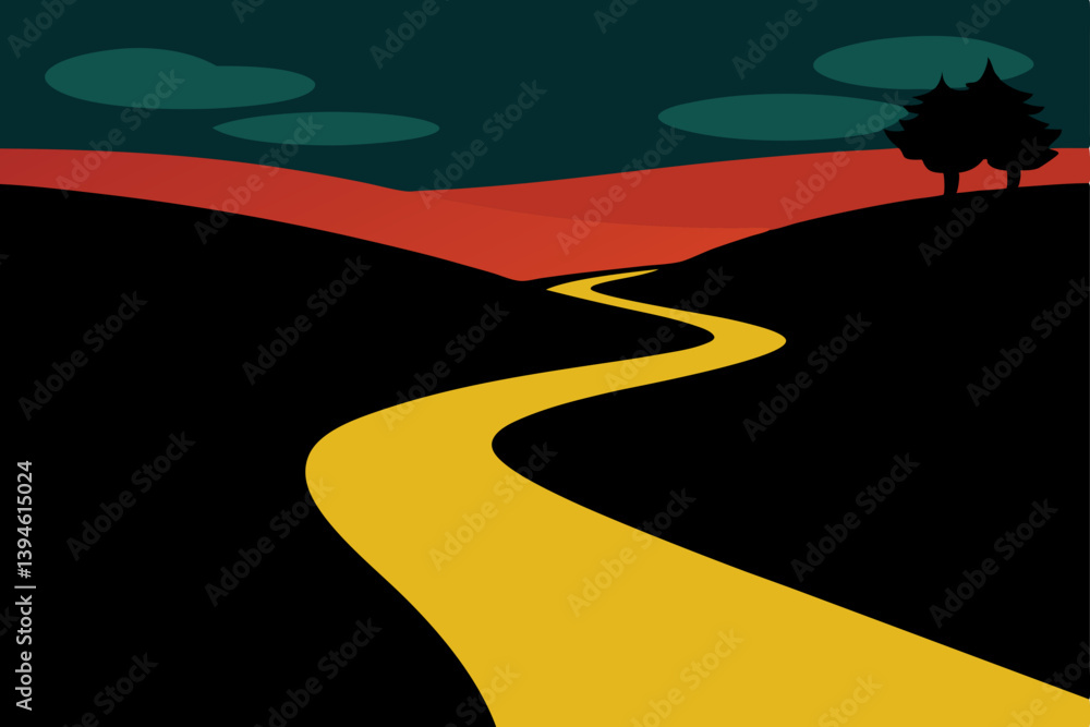 road in the desert