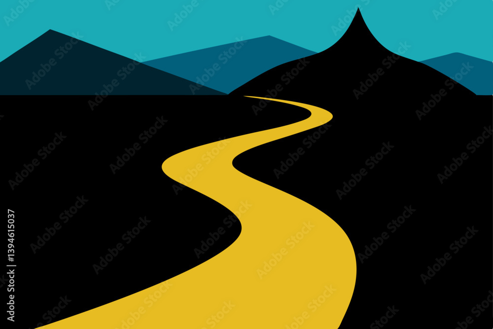 road to the mountains