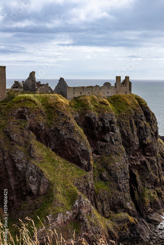 Dunnottar Castle rises in dramatic ruins atop a cliff overlooking the North Sea. Its breathtaking views, rich history, and rugged beauty make it one of Scotland’s most iconic and cinematic locations.