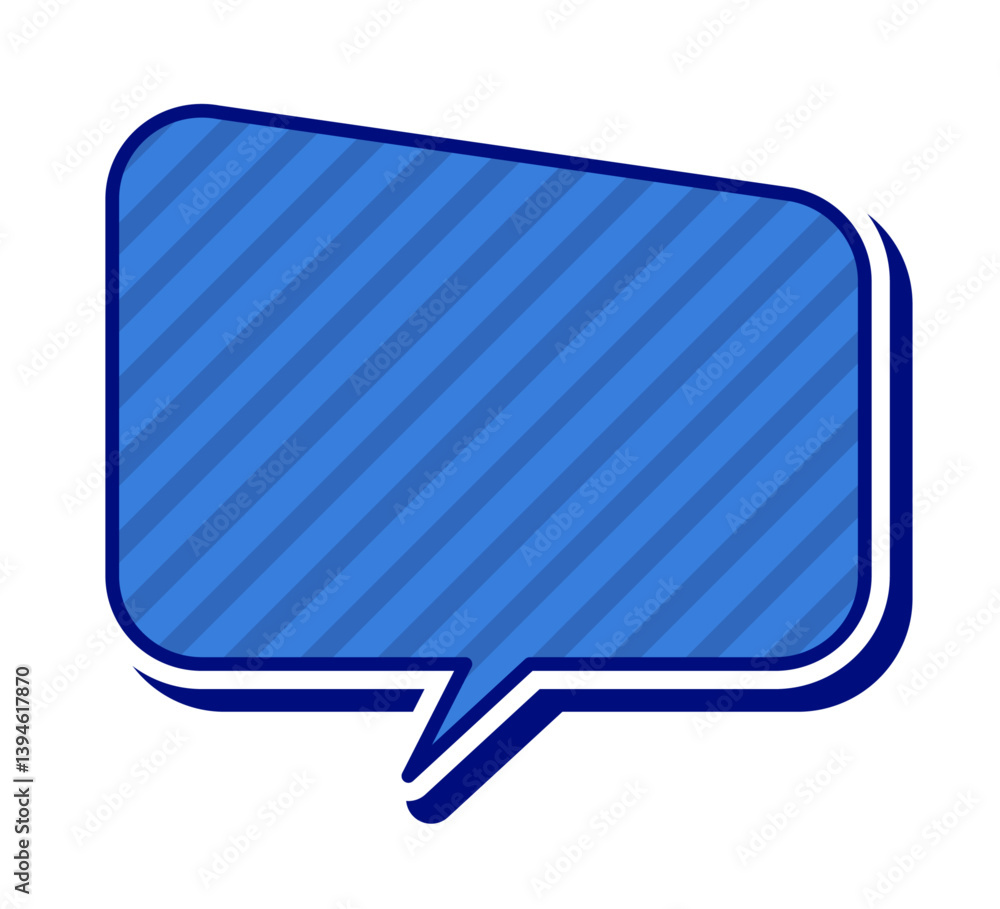 Naklejka premium 夏に使えるポップな吹き出し単体 清涼感 ベクターデータ チラシ・雑誌・Web・動画素材 ブルー