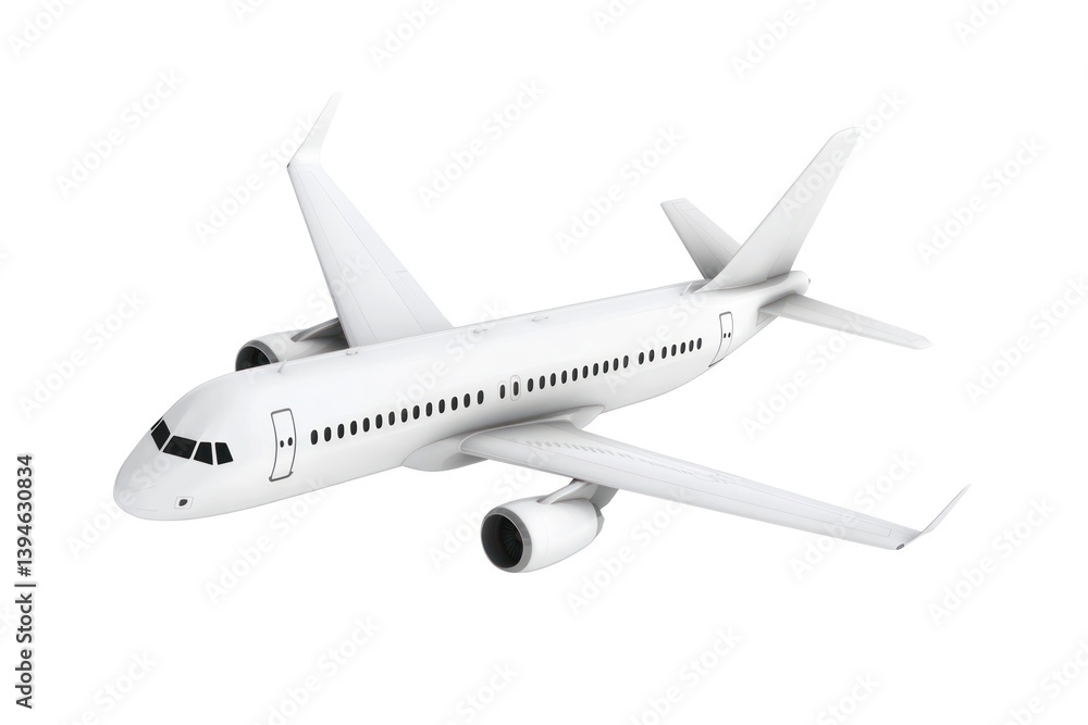 White passenger plane aircraft airplane flight. White passenger plane aircraft airplane flight.