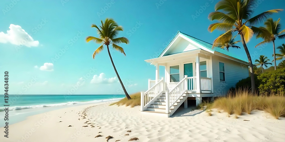 Obraz premium tropical beach resort