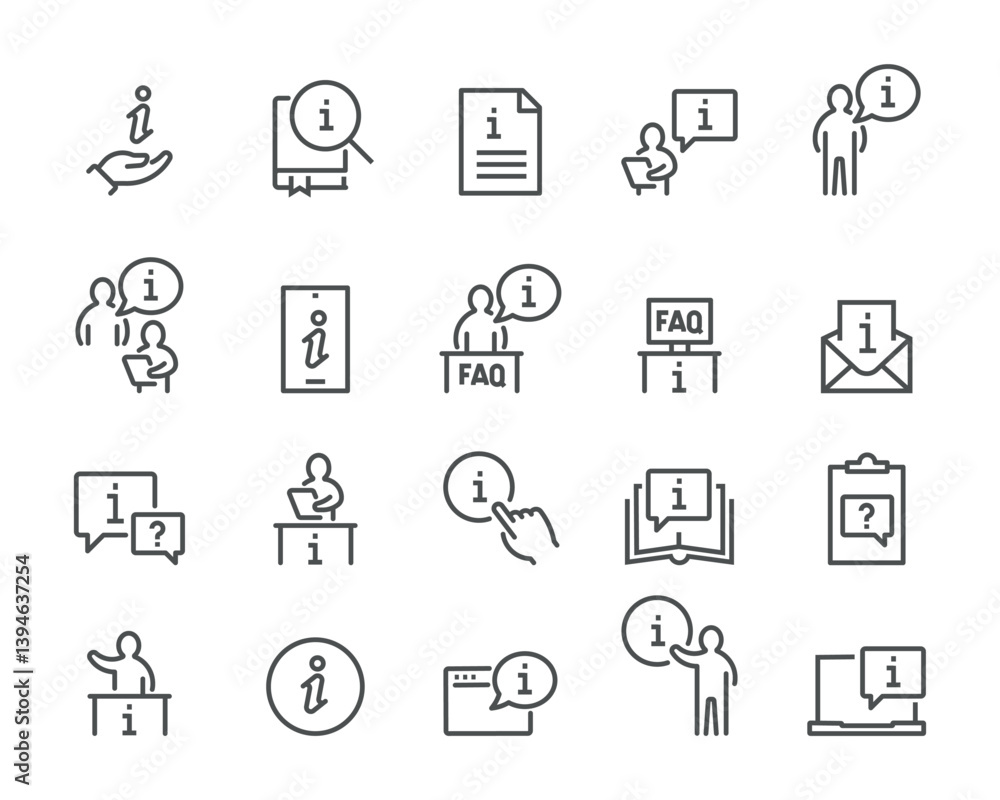 Set of vector icons Set of vector icons
