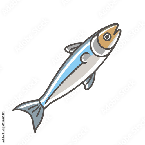 anchovy icon, anchovy vector illustration-simple illustration of anchovy, perfect for anchovy logos and icons