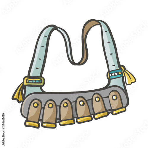 bandoliers icon, bandoliers vector illustration-simple illustration of bandoliers, perfect for bandoliers logos and icons