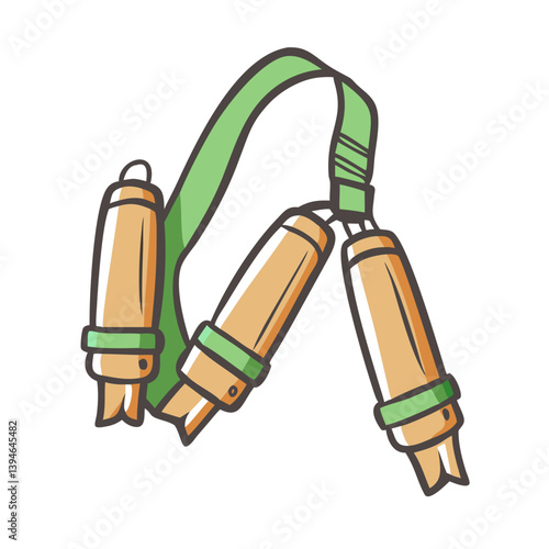 bandoliers icon, bandoliers vector illustration-simple illustration of bandoliers, perfect for bandoliers logos and icons