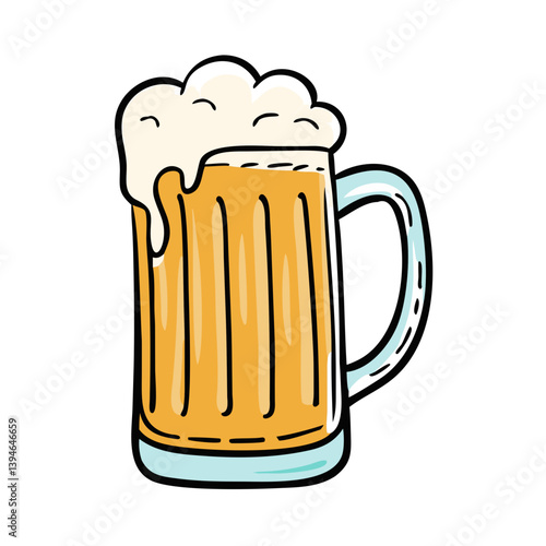 beer mug icon, beer mug vector illustration-simple illustration of beer mug, perfect for beer mug logos and icons