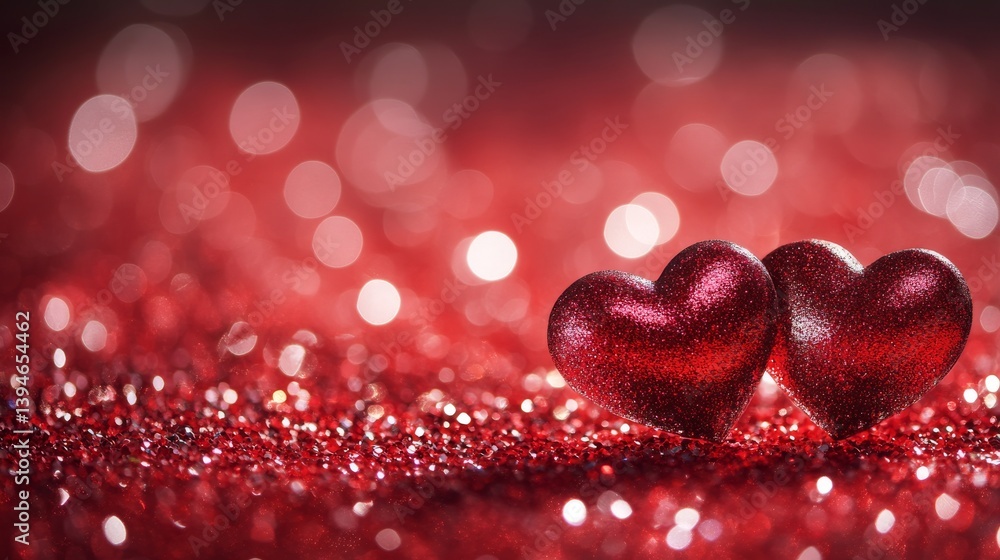 Valentine's Day background with red heart shape. Romantic concept. Valentine's day gift. Romantic celebrations. Red heart on dark background. Copy space area Valentine's Day background with red heart shape. Romantic concept. Valentine's day gift. Romantic celebrations. Red heart on dark background. Copy space area