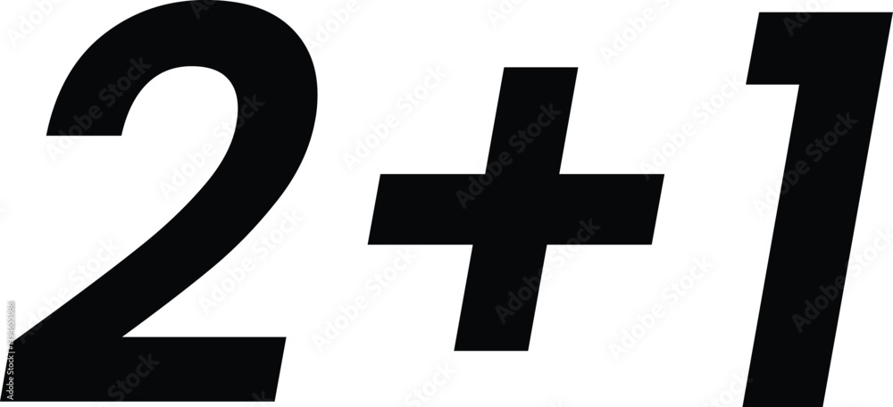 Obraz premium Modern sale banner with bold numbers and shadow effect.